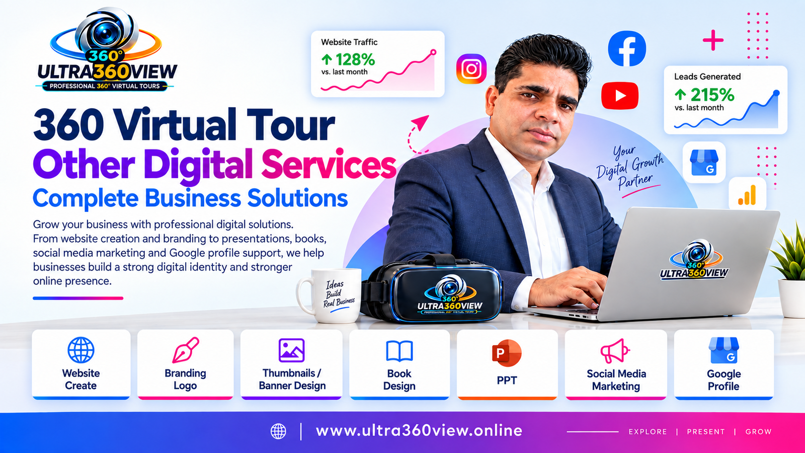 Ultra360View virtual tour and digital services